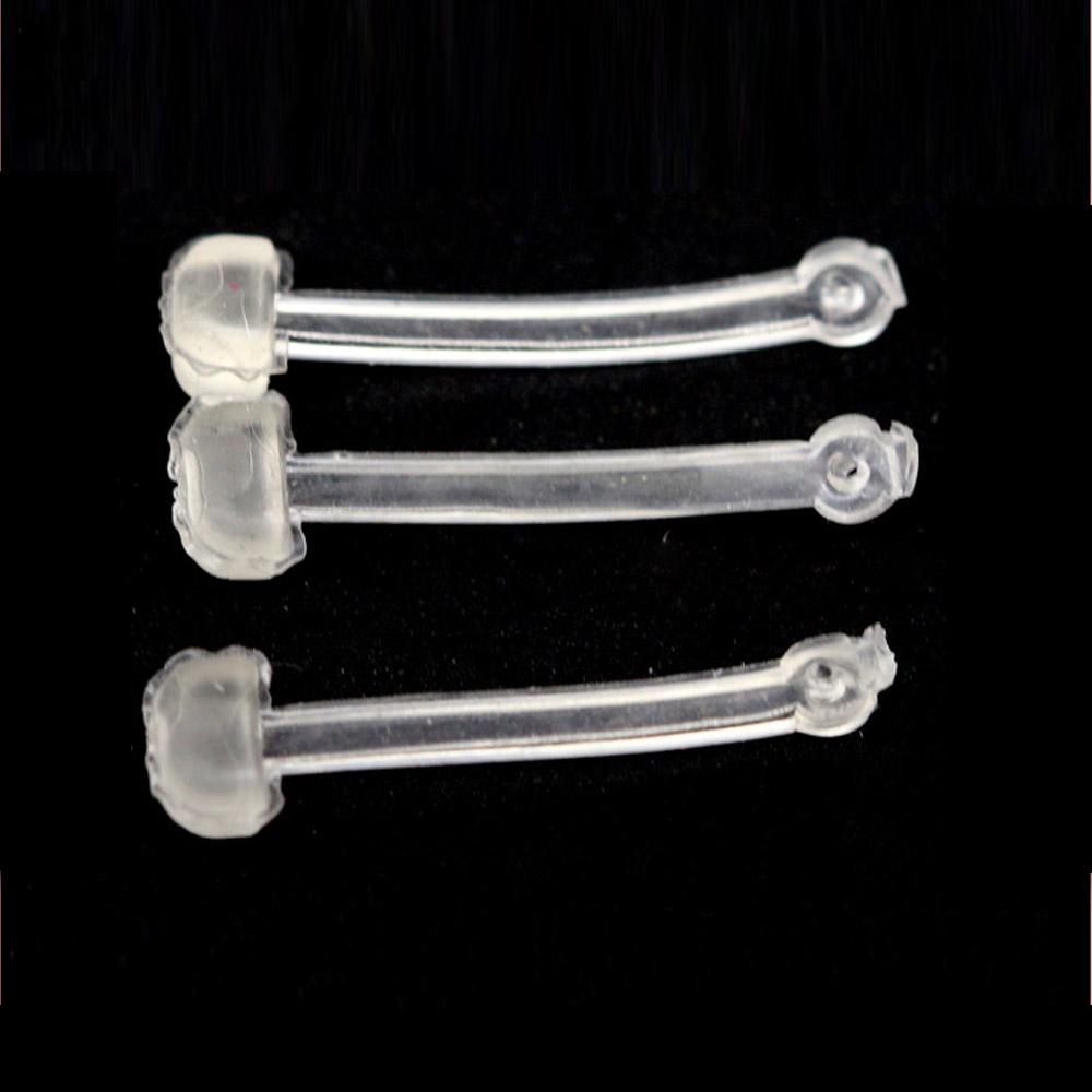 Bimoo 5Cards/60Stops Carp Fishing Hair Rig Fishing Bait Stop Pop Up Rig Stoppers Clear Color Boilie Inserts