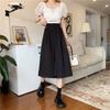 Summer Korean Style Thin 7/10 Length Wide-Leg Pants for Women High-Waist Loose Straight-Leg Versatile Casual Trousers