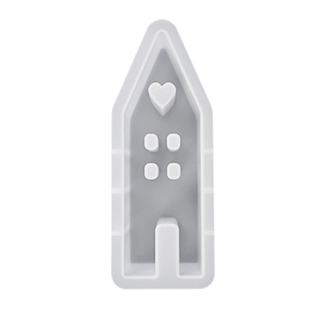 Heart House Silicone Mold Light Heart Houses Concrete Mould Exploy Resin Casting Molds Home Decorations DIY Pottery Mold