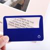 Credit Card LED Newspaper Maps Small Prints Loupe Lens Reading Magnifiers Magnifier Sheet Magnifying Glass