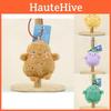Adorable Plush Farm Monsters Keychains Cute 4-inch Plant Stuffed Bag Charms Soft Pp Cotton