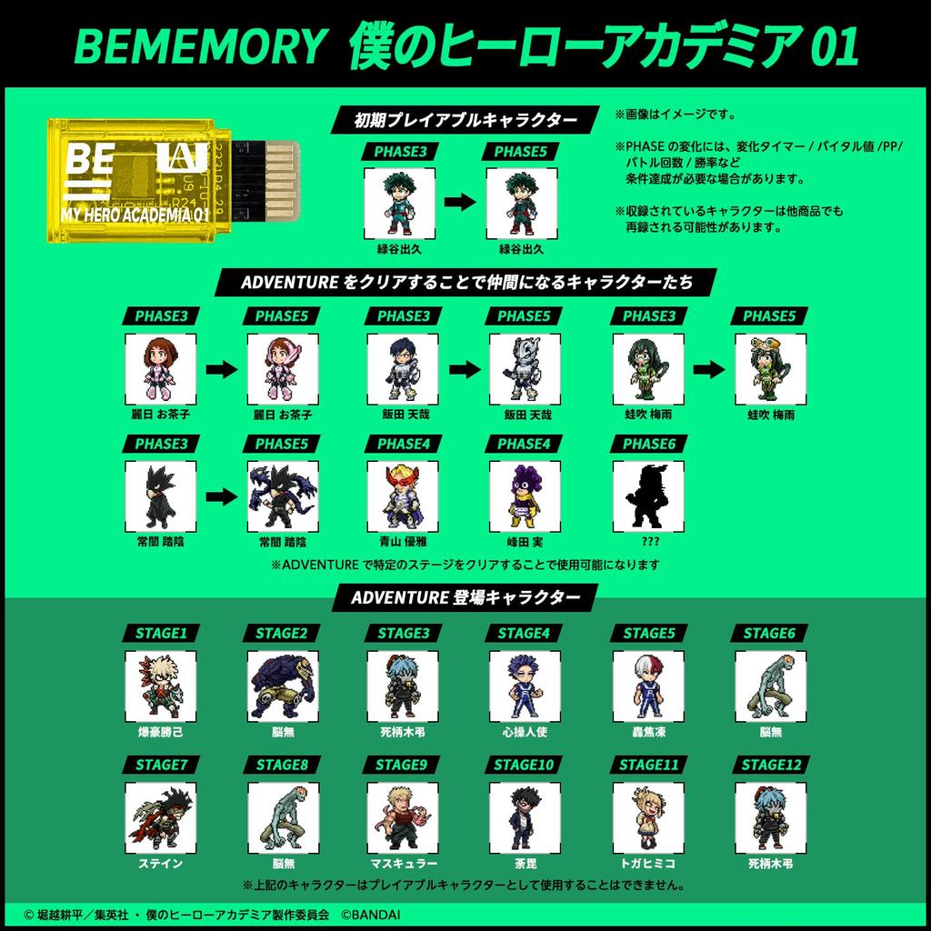 Жизненное дыхание BEMEMORY Моя геройская академия 01