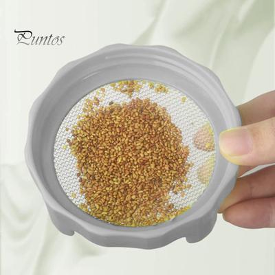 2 шт. крышки из нержавеющей стали для проращивания семян для банок Мейсона, крышки-сетки для банок Мейсона с широким горлом для набора для проращивания, крышка для проращивания семян, устройство для проращивания семян без бисфенола А