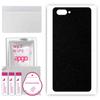 apgo Protective Skin Sticker for the Back Compatible with Oppo A12e, Wrap Film, Foil, Vinyl - Pattern Matte Black