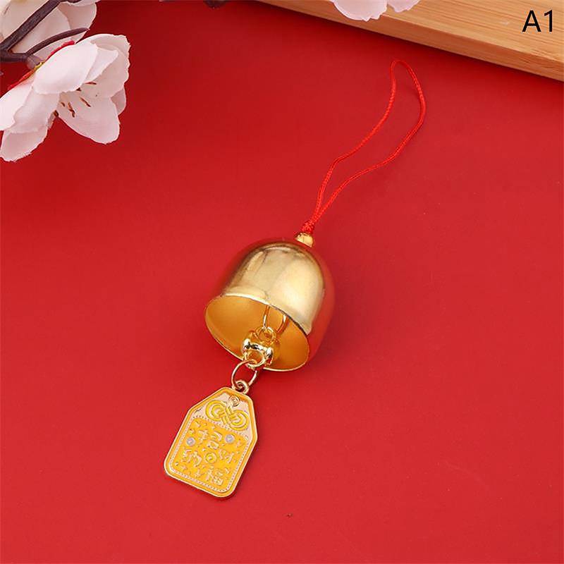 Китайский стиль Праздничный Счастливый Благоприятный Текст Подвески с подвесками в виде колокольчиков на шнурке Новогодняя удача Подвесные украшения Украшения для сумок Подарки
