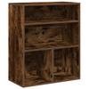Bookshelf Smoked Oak 60x30x71.5 cm Engineered Wood