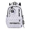 Stylish Spring New Unisex Backpack Casual Travel Bag For Students In Gray Blue Black