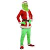 Women's Cosplay Costume Santa Claus Hat Glove Belt Clothe Pant Mask Shoes 7 Piece Set