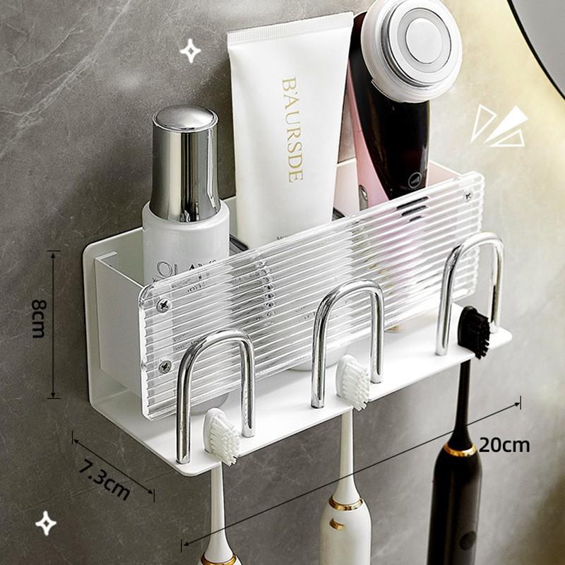 Акриловая полка, без сверления, белая вешалка для полотенец, ванная комната, ручная стирка, ванная комната, хранение в туалете, настенная.