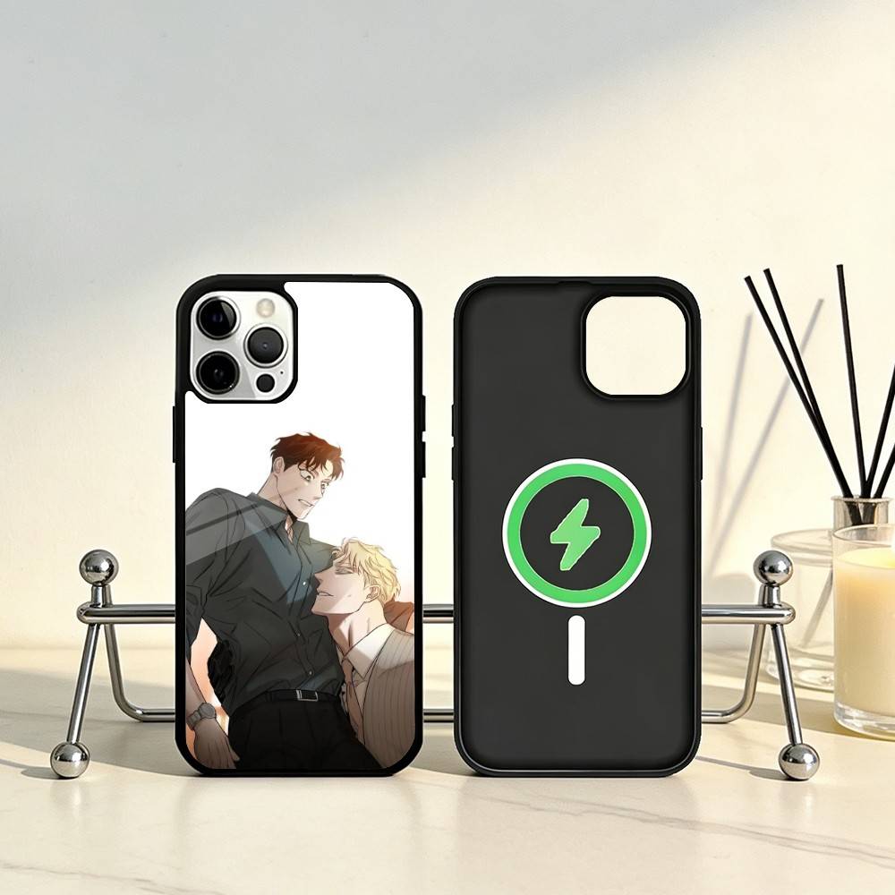 BL Manhwa R-roses And Champagne Phone Case For iPhone17,16,15,14,13,12,11 Plus,Pro Max Magnetic For Magsafe Wireless Charging