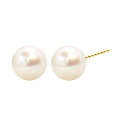 Серьги Akoya Pearl Flower Beads 7 мм UP Оба уха 2 бусины Pearl Identification Card включены K18 18K Gold [Lara Christie] Женские le107-0009-yg