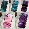 Чехол Teal Blue Gold Agate Marble для OPPO Reno 8 7 6 5 4 Lite 8T 5Z 4Z 10 11F OPPO Find X5 X6 Pro X2 Neo X3 Lite