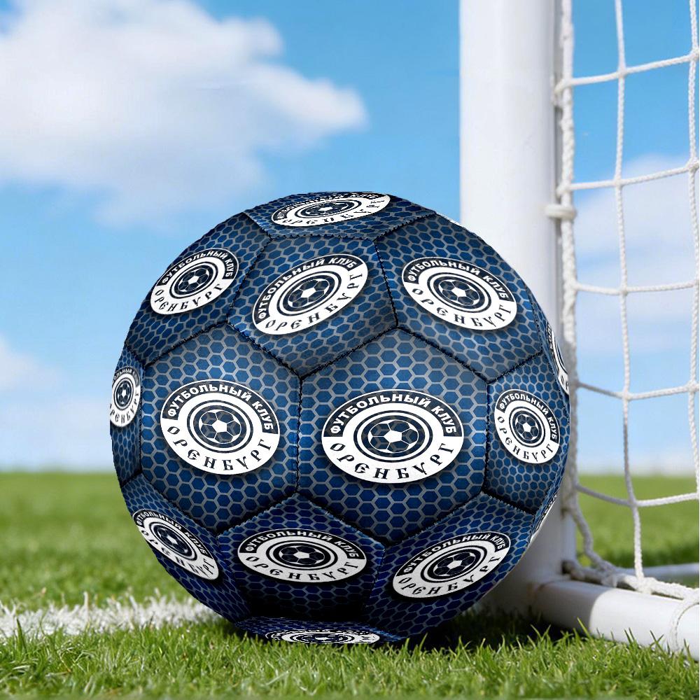 Soccer Club Emblem Design Printed Size 5 Soccer Balls, High-Quality, Anti-Slip, Protective Football, A Unique Gift , Birthdays, Christmas Gifts