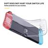 Прозрачный мягкий резиновый чехол Switch OLED для игровой консоли Nintendo с отсеком для картриджа