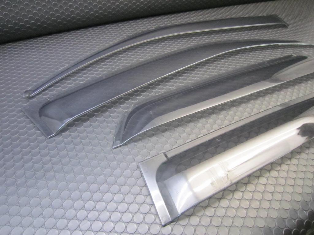 BRIGHTZ Premium Side Door Visors with Hardware for Toyota Hilux Surf Fits N215 210/215 [INJ-V-041], Green, Trim, KD, RZN, VZN, N210, (Part Number