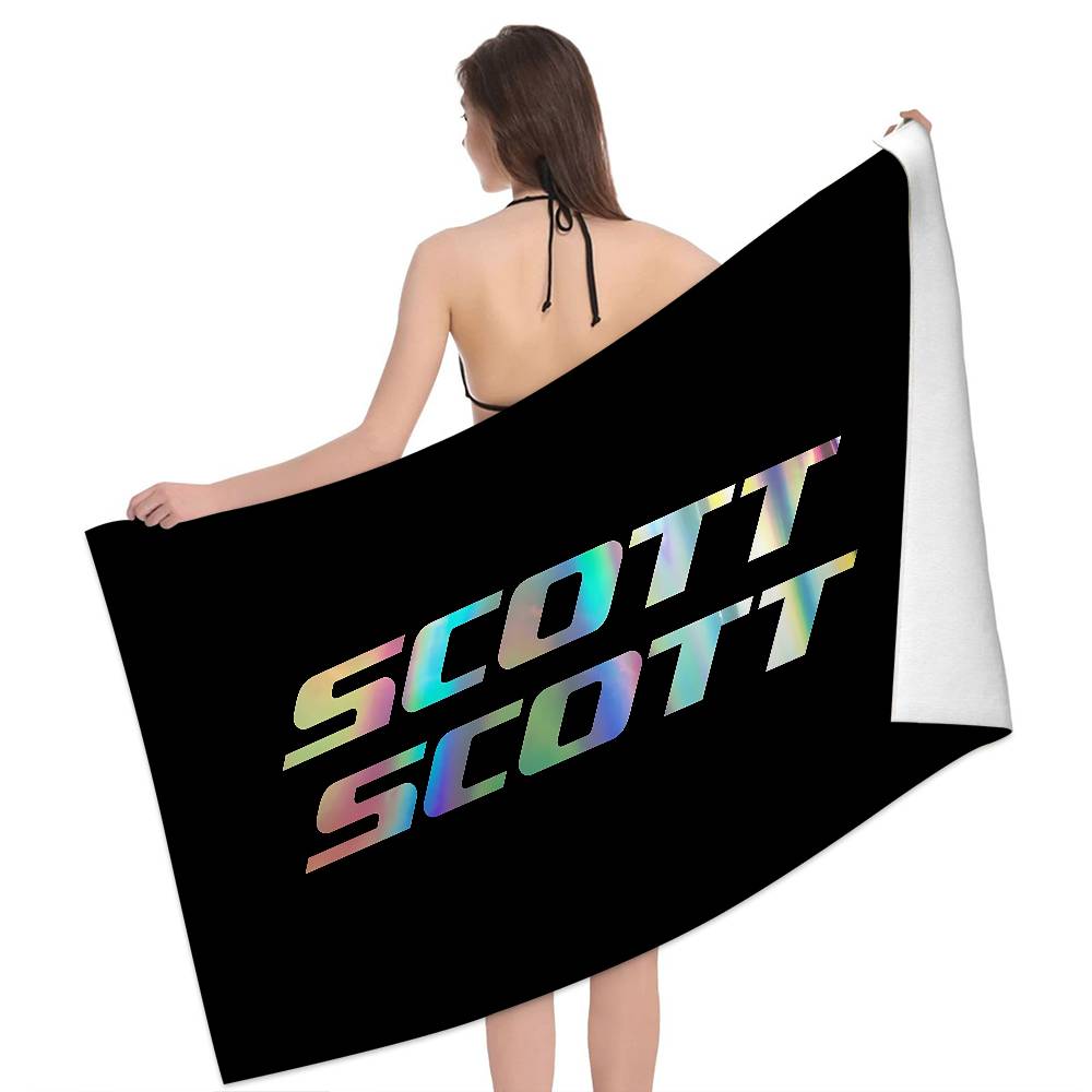 S-ScottS Велосипедный Логотип Пляжное Полотенце Цветные Банные Полотенца Для Девочки Микрофибра Быстросохнущее Без Песка Пляж Йога Спа Спортзал Бассейн