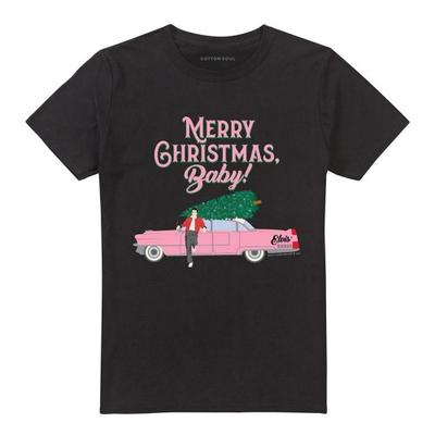 Elvis Presley Unisex Adult Merry Christmas Baby T-Shirt