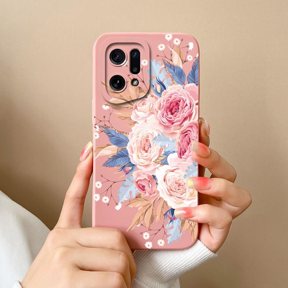 Чехол для OPPO Narzo 30 50A Prime 50i Neo 9 K9X K10 Pro, задняя крышка с цветком авокадо, сумки для телефонов, жидкий мягкий силикон, матовый противоударный бампер для OPPO