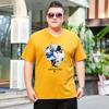 Толстая мужская футболка больших размеров с короткими рукавами, модная повседневная футболка с короткими рукавами для толстяков, очень большая 7XL