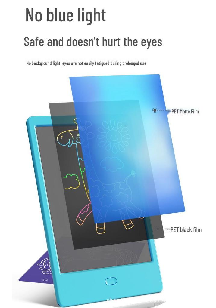 Прозрачная LCD стираемая доска для письма и рисования для детей