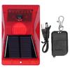 Solar Alarm Lamp 129db Motion Sensor Animal Repeller with Remote Control for Farm Orchard