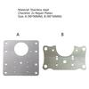 2Pcs Hinge Repair Plate High Strength Rustproof Stainless Steel Tear Resistant Cabinet Hinge