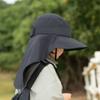 Large Brim Hat Children's Thin Bucket Hat With Cape Beach Hat New Sun Hat