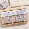 50pcs/lot Memo Pads Material Paper Passing by Barcelona collection Junk Journal Scrapbooking  Retro Background Decoration Paper