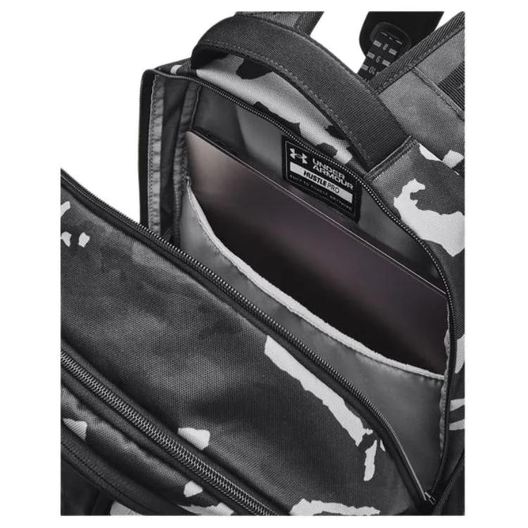 Under Armour Polyester Backpack Regular Unisex Camouflage Black (Unisex) Backpacks 1367060 006