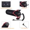 COMICA V30 LITE External Shotgun Microphone Switching between Camera and Smartphone Unidirectional [One-Touch Modes]