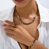 Fashion Jewelry Set Necklace Bracelet Ring For Women Ladies