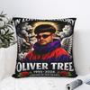 Наволочка Oliver Tree Rest In Peace 1993-2026 Мемориальный дизайн В Память Наволочка Для Гостиной Наволочки