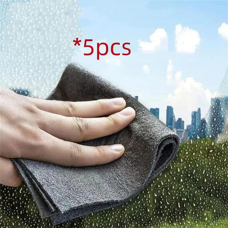 3/5/10 шт. Волшебная салфетка для протирки стекла, не оставляющая разводов, толстая волшебная салфетка для очистки, многоразовые салфетки из микрофибры для окон, стеклянное полотенце для кухни и автомобиля