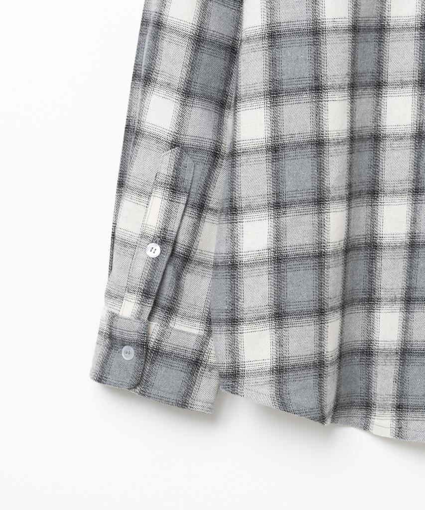MILLO ARCHIVE Ombre Check Shirt [Smoke Grey]