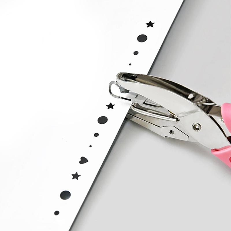 Маленький дырокол с удобной ручкой, компактный, легкий, ручной дырокол для домашнего офиса