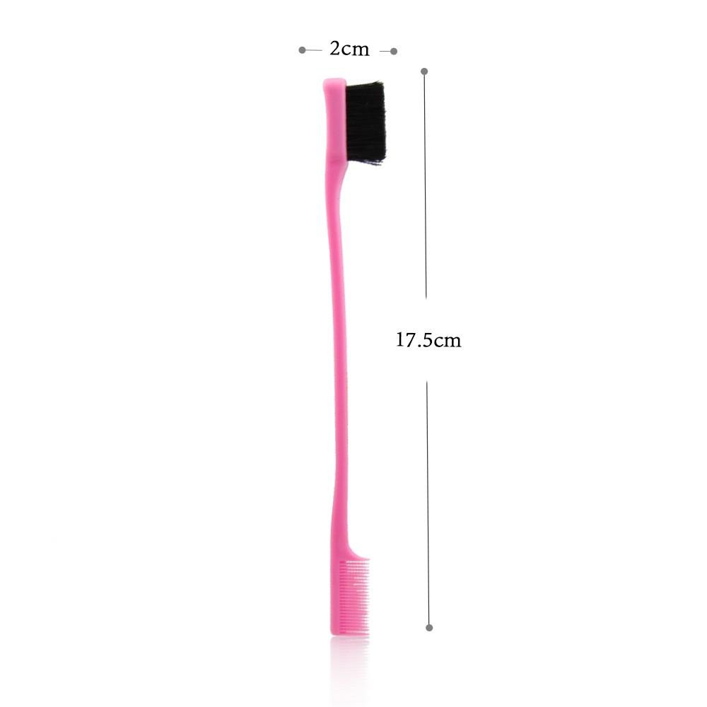 Двусторонняя кисть для бровей, квадратная трехмерная кисть для бровей, тушь для ресниц, многофункциональные инструменты для макияжа глаз