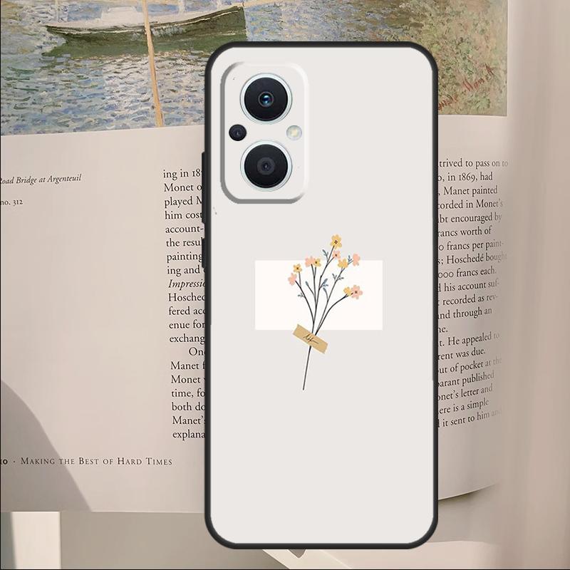 Purple Background Pattern Cover For OPPO Reno 10 12 13 14 Pro 11 F 12F 13F 14F 7 8 Lite OPPO Find X9 X6 X5 X8 Pro Case