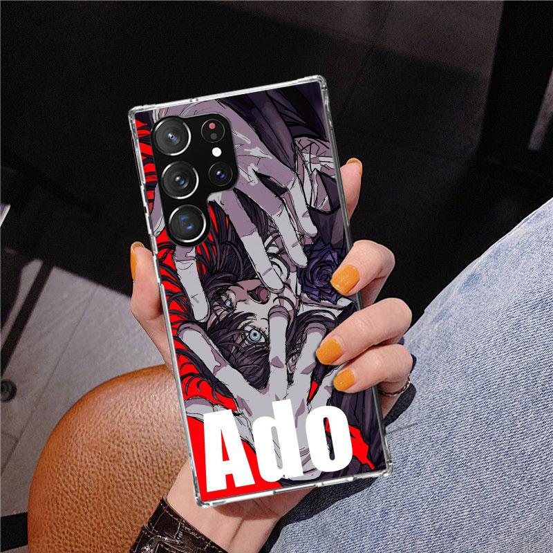 Ado Kyogen X Uta Phnoe Case for Samsung Galaxy S26 S25 Edge S23 S24 Ultra S22 Plus S21 S20 FE Unique Cover Soft Coque Galaxy S25