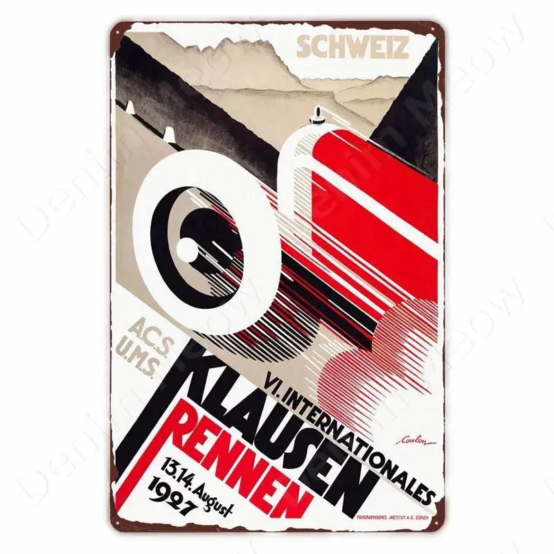 Винтажная металлическая табличка Гран-при Монако, Жестяная табличка с автогонками, Ретро-постер с мотоциклом для бара, мужской берлоги, дома, Авто настенный декор