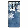 Чехол для телефона Honor Magic8 2025 Мягкий Черный Силикон 3D Тиснение Цветок Задняя Крышка На Honor Magic 8 5G Чехол Coque Ударопрочный Funda
