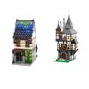 32 Точки MOC -83398 106058 109653 Архитектура Городской Уличный Пейзаж Мелкие Детали Сборка Строительные Блоки Головоломка Модель Подарок Se