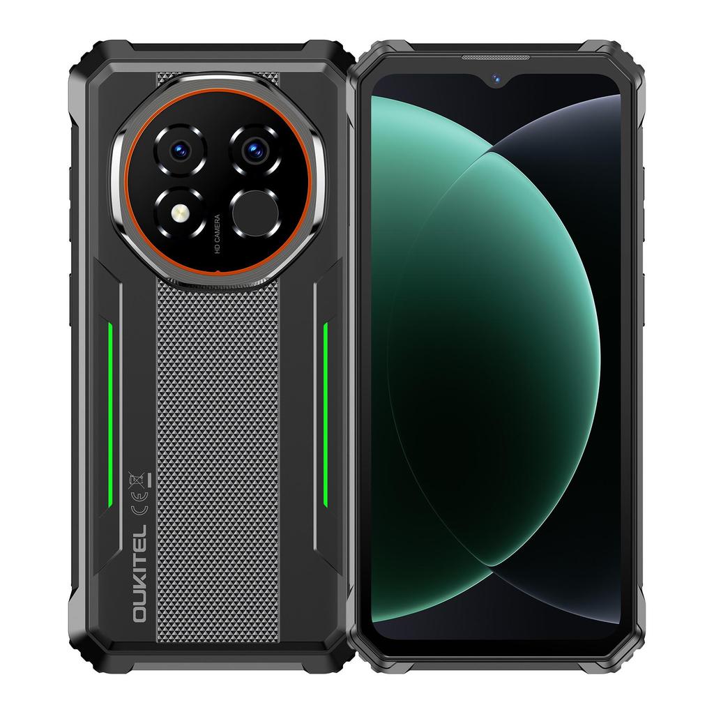 Oukitel Мобильный телефон G6 16 ГБ + 64 ГБ Дисплей 6,52" 64 МП 10600 мАч Android 16 Смартфон