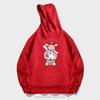 Cartoon anime hooded sweater men's and women's trendy brand loose casual teen student jacket top