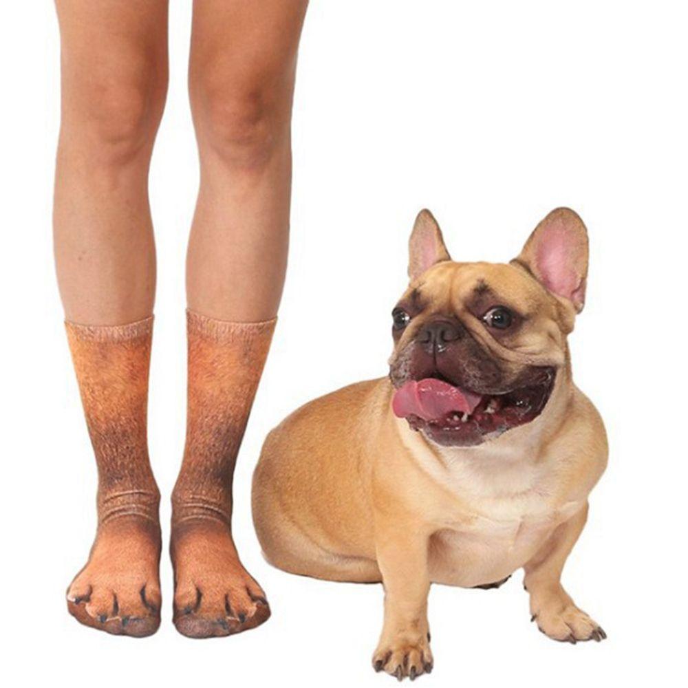 Funny Socks Printing Leopard Cotton Hosiery Tube Socks 3D Print Animals Sock Men Socks Women Socks