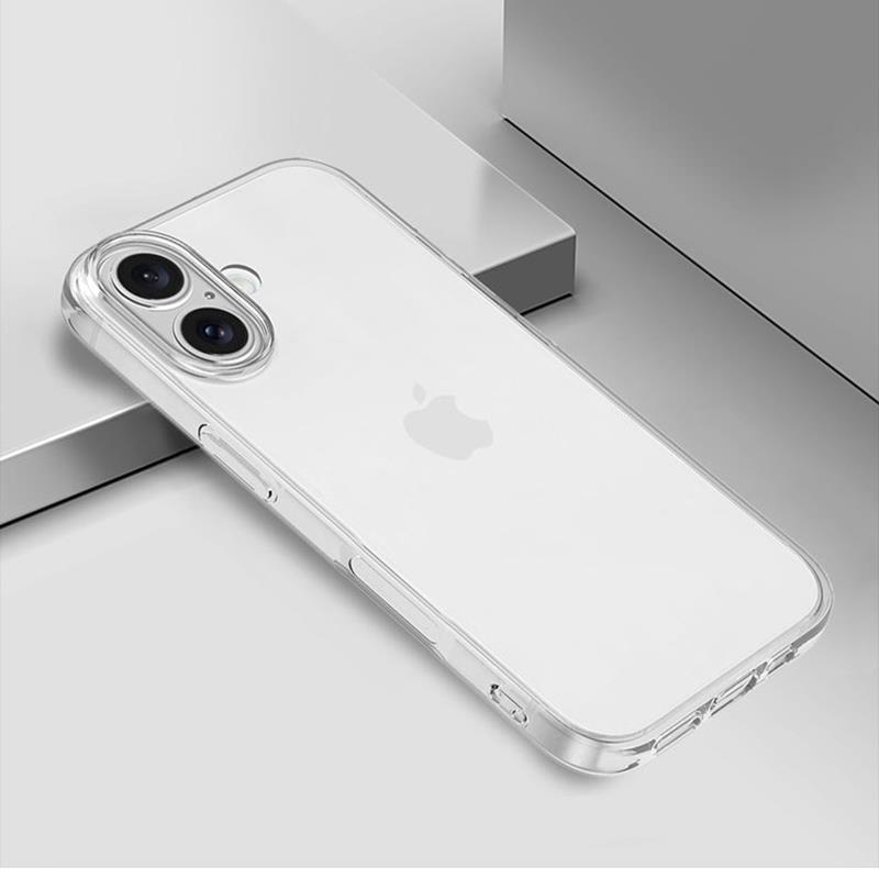 Ультратонкий прозрачный ТПУ чехол для iPhone 16 17 Air Pro Max 16E 16 Plus, подходящий, защитный силиконовый, кристально чистый, мягкая задняя крышка