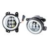 2Pcs Bumper Fog Lights Waterproof 4Inch LED High Brightness Fog Driving Lights Replacement for Jeep
