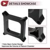1 Set Carb Spacers for Chevy for Ford 350 SBC BBC BB 4BBL 1" Tall Open Phenolic Carburetor Spacer with Gasket Screws Kit