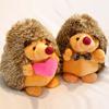1 шт. 17 см кукла-ежик игрушки, пара плюшевых игрушек, уникальные и милые украшения в виде животных