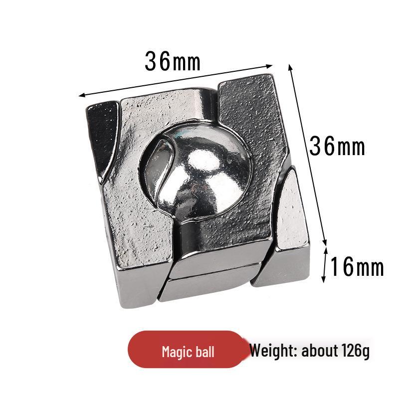 Замок Конгмин 9 звеньев IQ-пазл - Образовательная игрушка из цинкового сплава для взрослых и детей