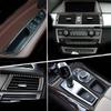 BBJS7 Углеродное волокно Для E70 E71 X5 X6 Внутренняя отделка Панель переключения передач Кондиционера AC CD Панель Накладка на плафон для чтения Наклейка Аксессуары